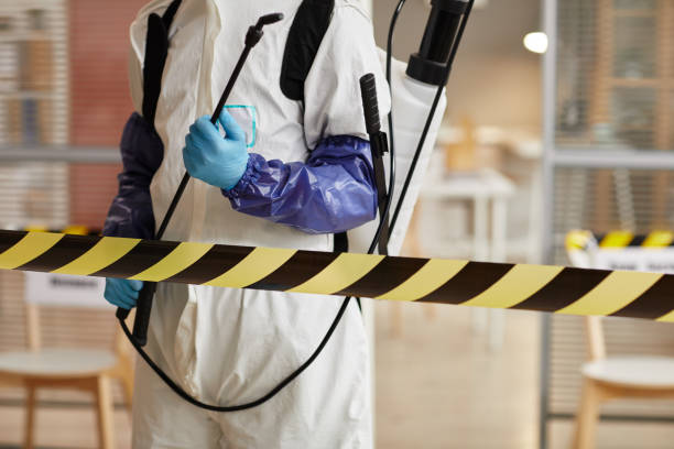 Professional Infectious Disease Decontamination technician working in McChord AFB, WA